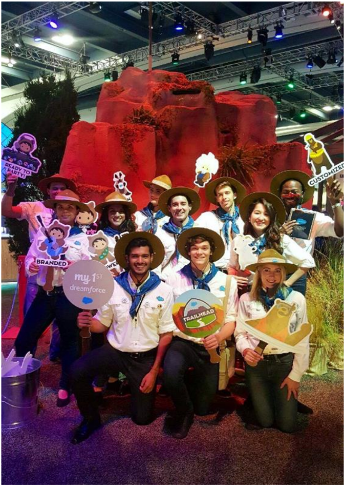 Dreamforce group of event staff
