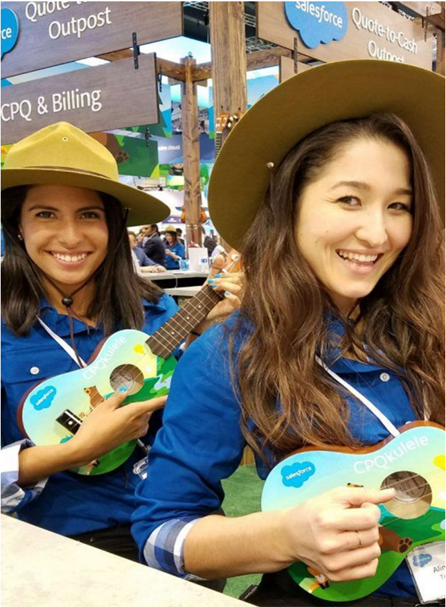 Dreamforce, two event staffers