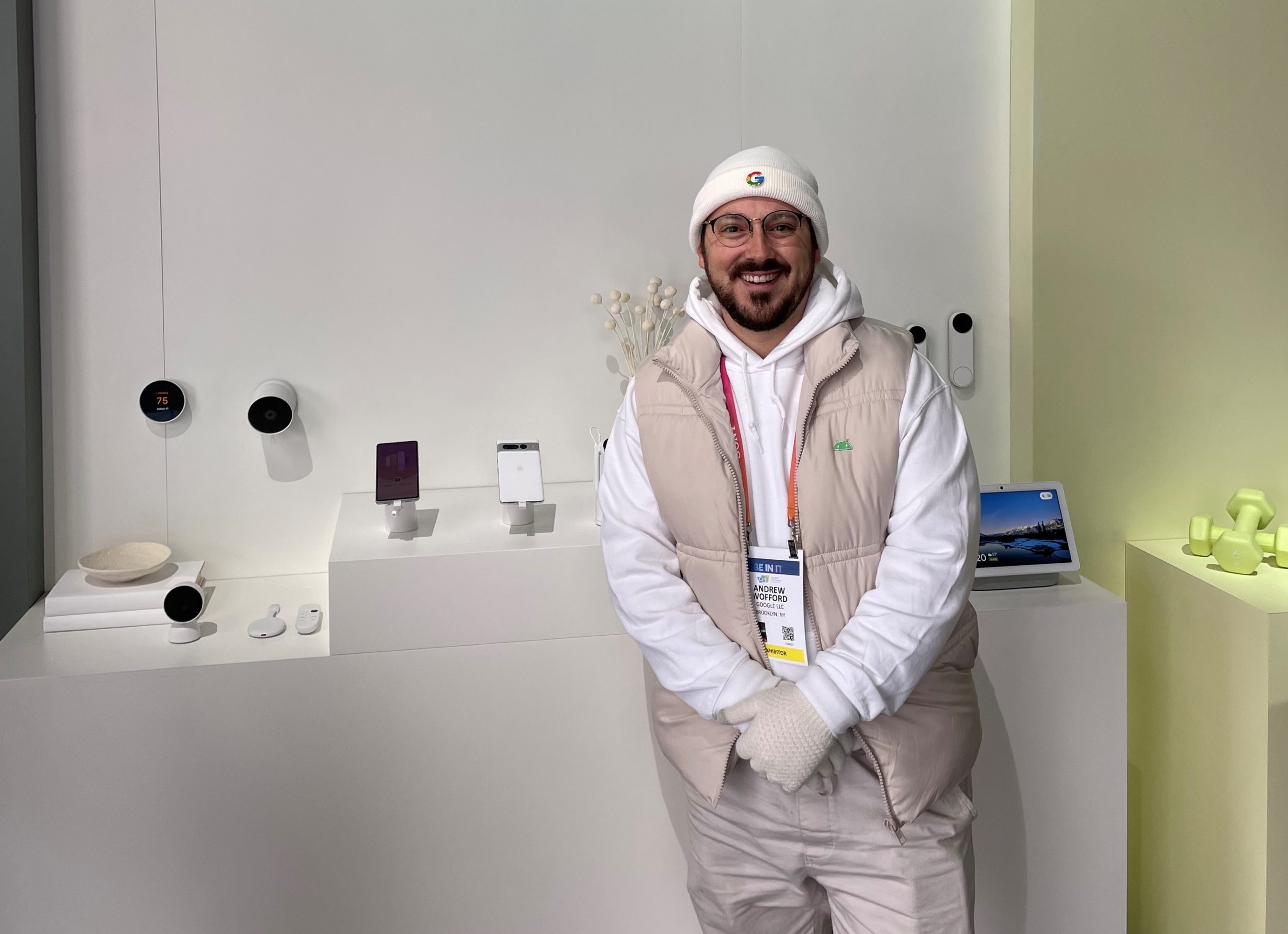 Brand Ambassador at CES Google event