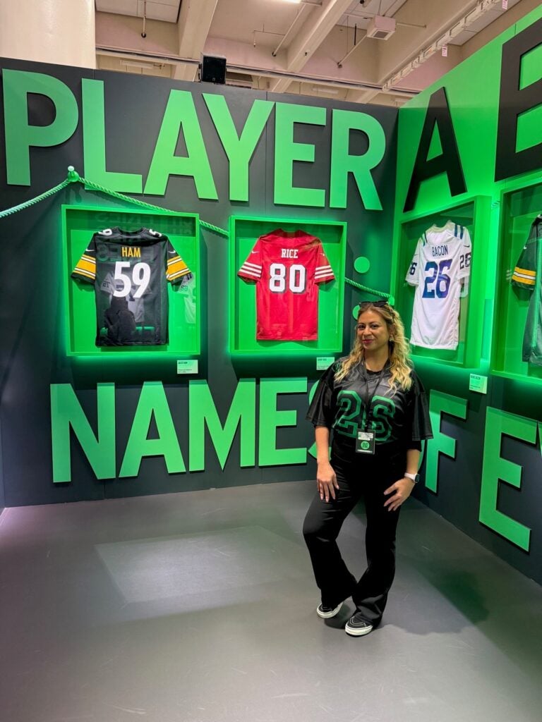 Brand Ambassador at Super Bowl fan experience